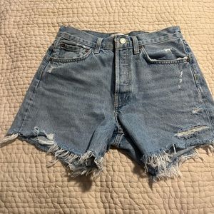 Agolde Parker Long Shorts